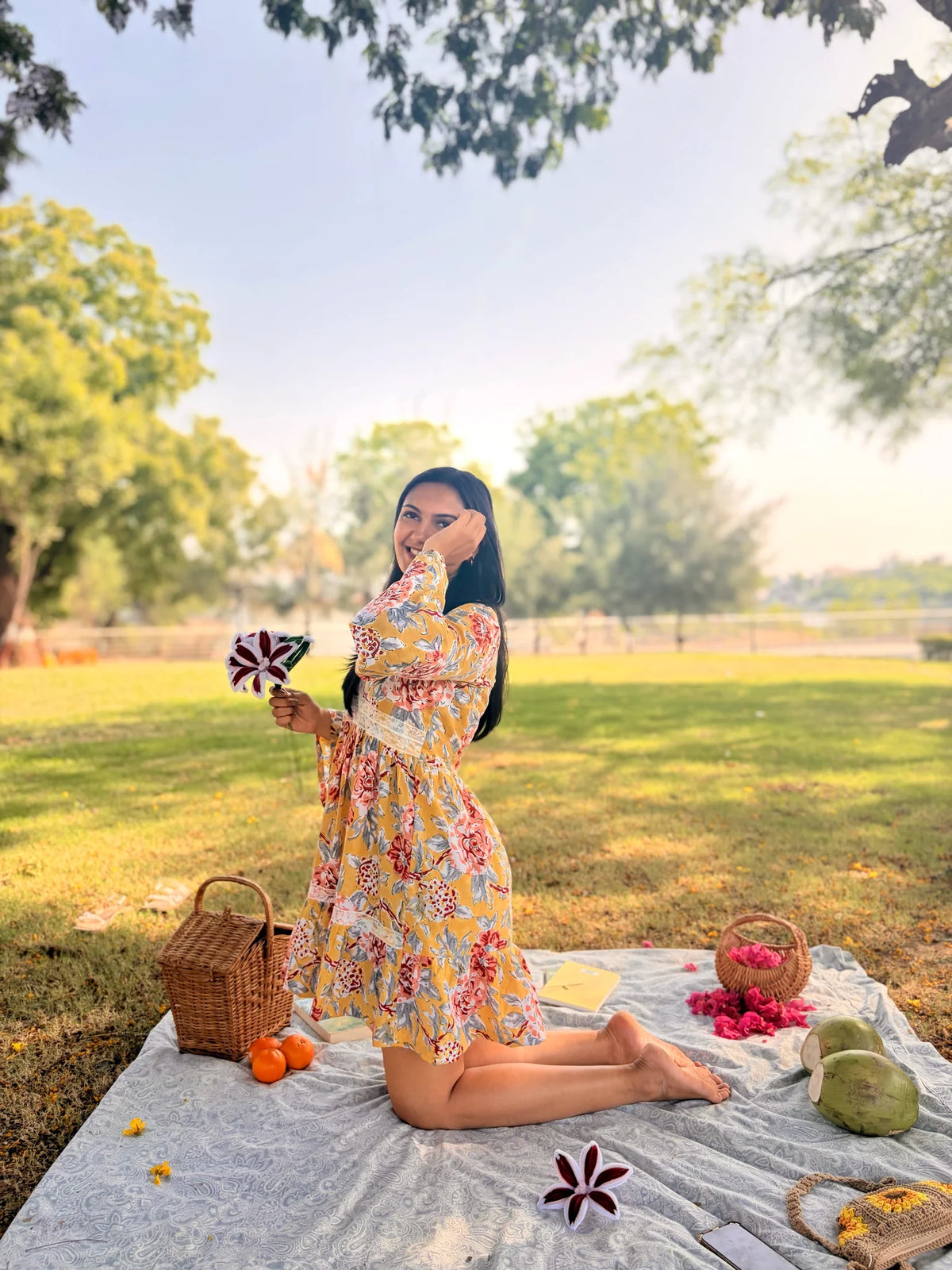 Sunlit Bloom Dress