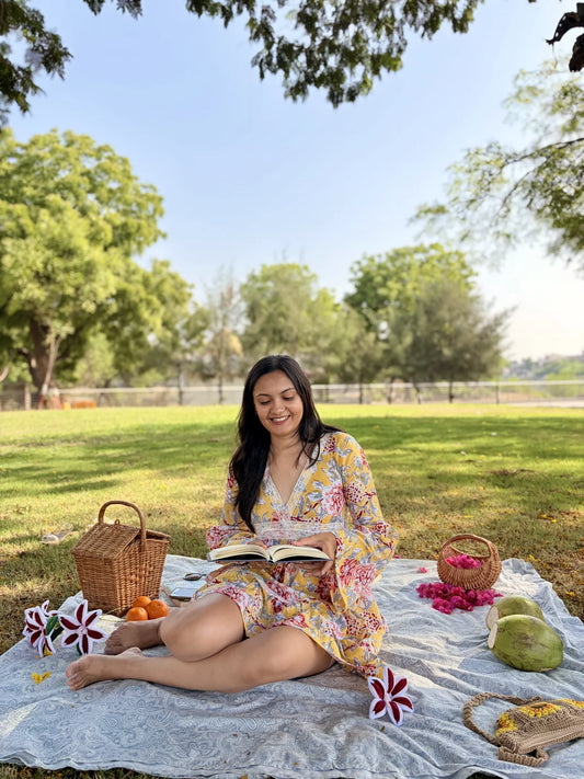 Sunlit Bloom Dress
